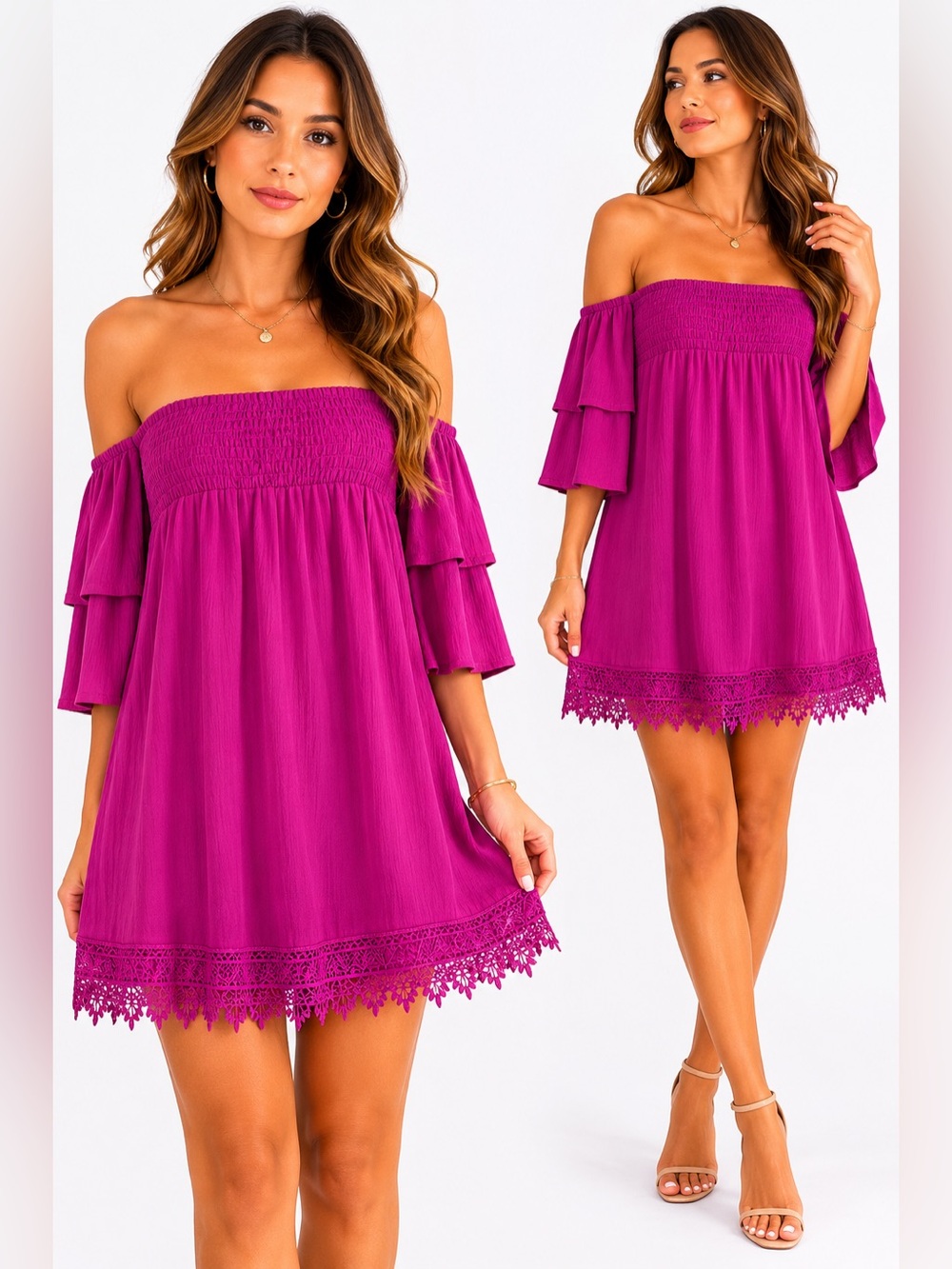 JACK by BB Dakota Enchante Shift Casual Dress NWT Off the Shoulder Size Small